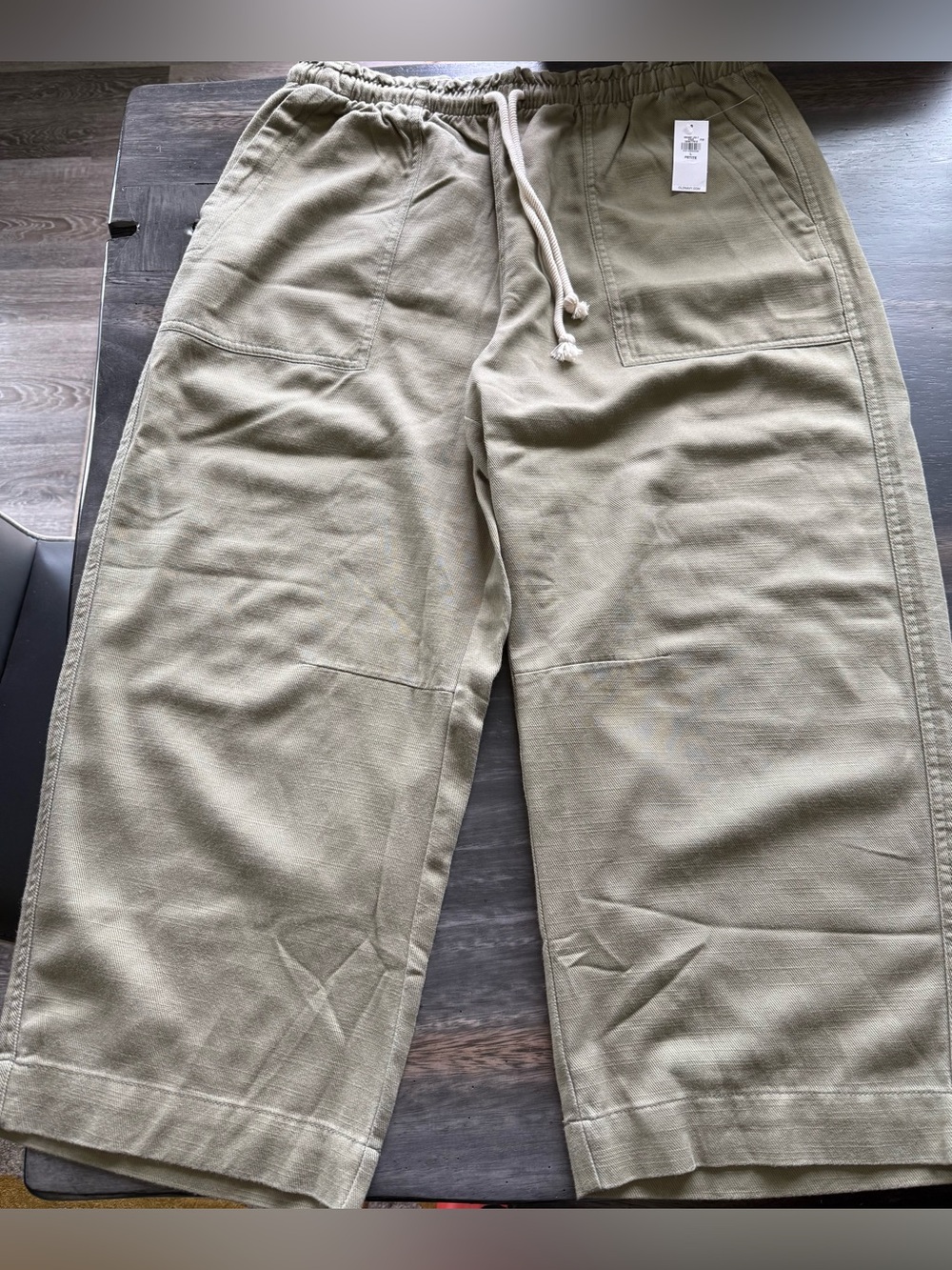 NWT ON LP High Waisted Utility Ankle Pants